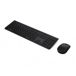 Lenovo 4X31K03975 näppäimistö Sisältää hiiren RF Wireless + Bluetooth Pohjoismainen Harmaa