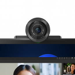 Lenovo 4XC1Q25245 verkkokamera 4 MP 1920 x 1080 pikseliä USB-C musta