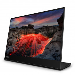 Lenovo ThinkVision M14t LED display 35,6 cm (14") 2240 x 1400 pikseliä 2.2K Kosketusnäyttö musta