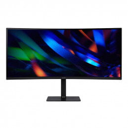 Acer CZ342CURHBMIPHUZX tietokoneen litteä näyttö 86,4 cm (34") 3440 x 1440 pikseliä Quad HD LCD musta