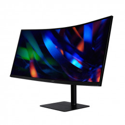 Acer CZ342CURHBMIPHUZX tietokoneen litteä näyttö 86,4 cm (34") 3440 x 1440 pikseliä Quad HD LCD musta