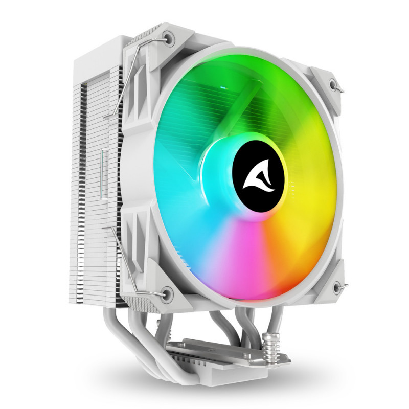 Sharkoon A40 RGB Suoritin Ilmanjäähdytin 12 cm Valkoinen 1 kpl