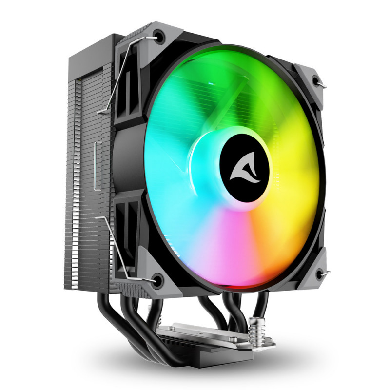 Sharkoon A40 RGB Suoritin Ilmanjäähdytin 12 cm musta 1 kpl