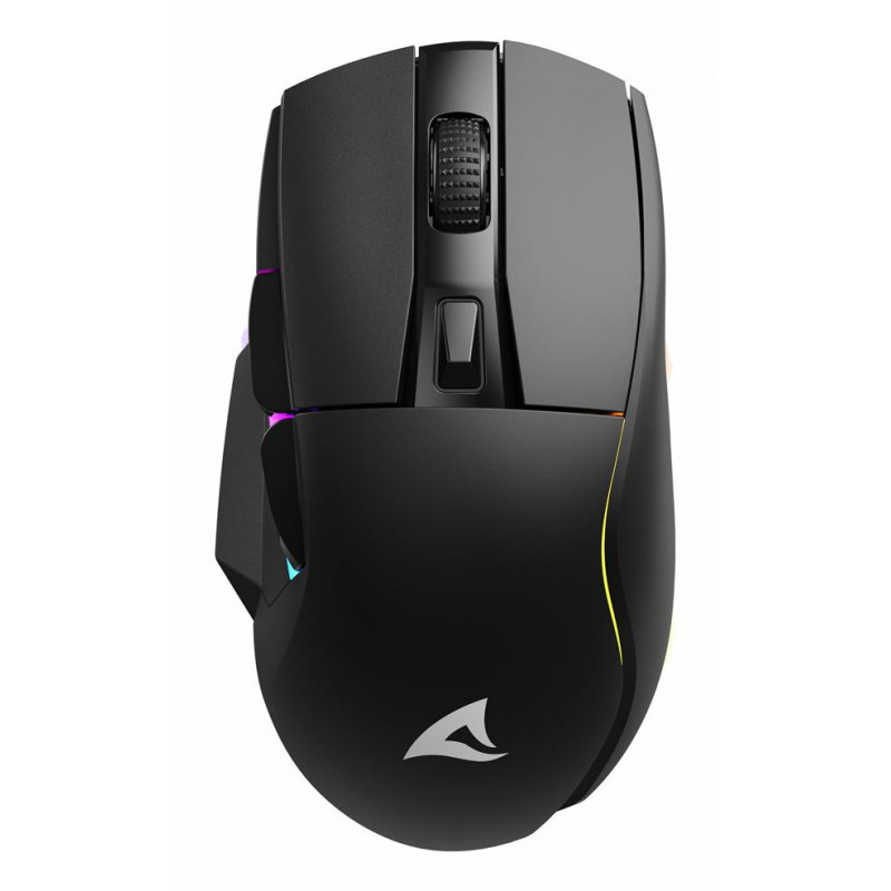 Sharkoon SGM50W hiiri Pelaaminen Oikeakätinen RF Wireless + USB Type-A Optinen 6400 DPI