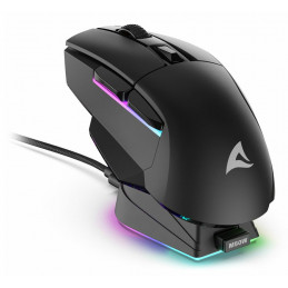 Sharkoon SGM50W hiiri Pelaaminen Oikeakätinen RF Wireless + USB Type-A Optinen 6400 DPI
