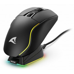 Sharkoon SGM50W hiiri Pelaaminen Oikeakätinen RF Wireless + USB Type-A Optinen 6400 DPI