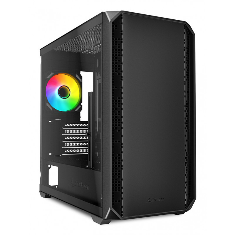 Sharkoon MK2 RGB Micro Tower musta