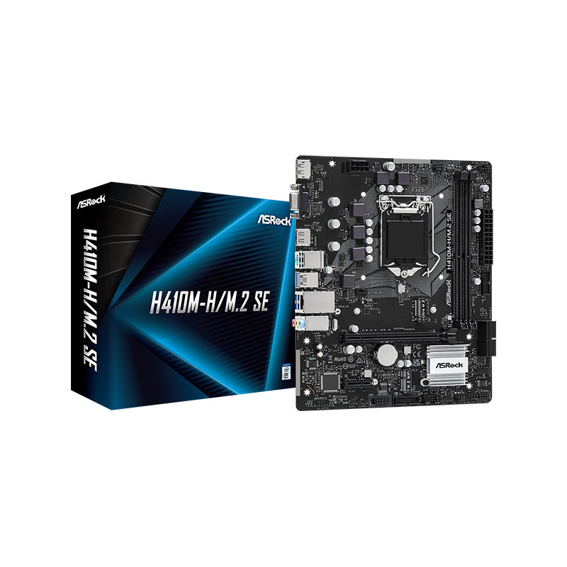 Asrock H410M-H M.2 SE emolevy Intel® H370 LGA 1200 (Socket H5) mikro ATX