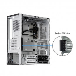 Chieftec Midi Tower BS-20B-OP, Schwarz o.NT musta
