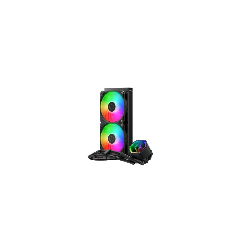 Cooler Master MasterLiquid 240 Core II Suoritin Nestejäähdytyspakkaus 12 cm musta