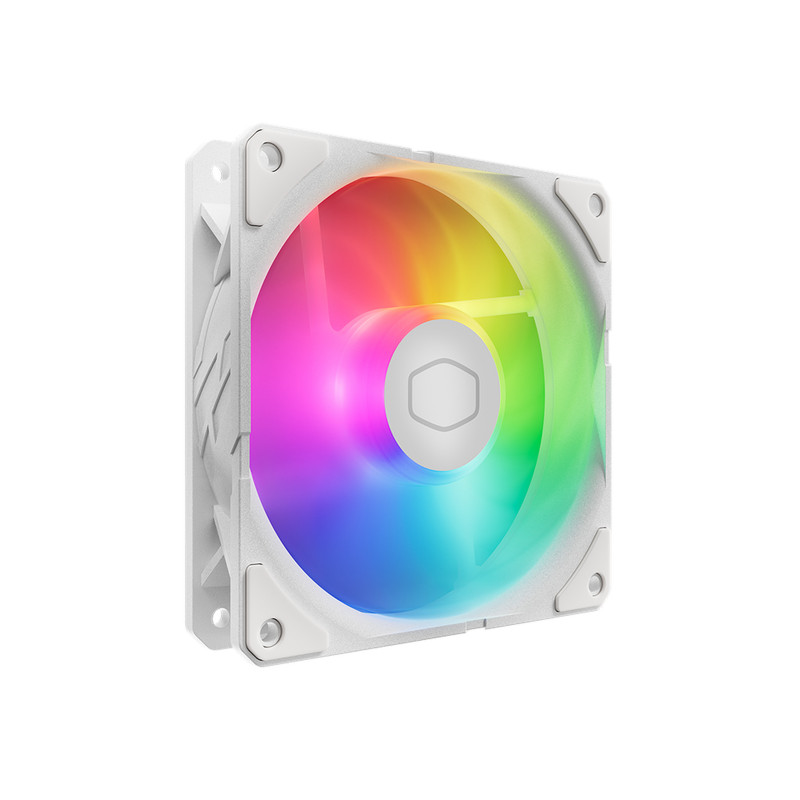 Cooler Master SickleFlow Edge 120 ARGB White Edition Tietokonekotelo Tuuletin 12 cm Valkoinen 1 kpl