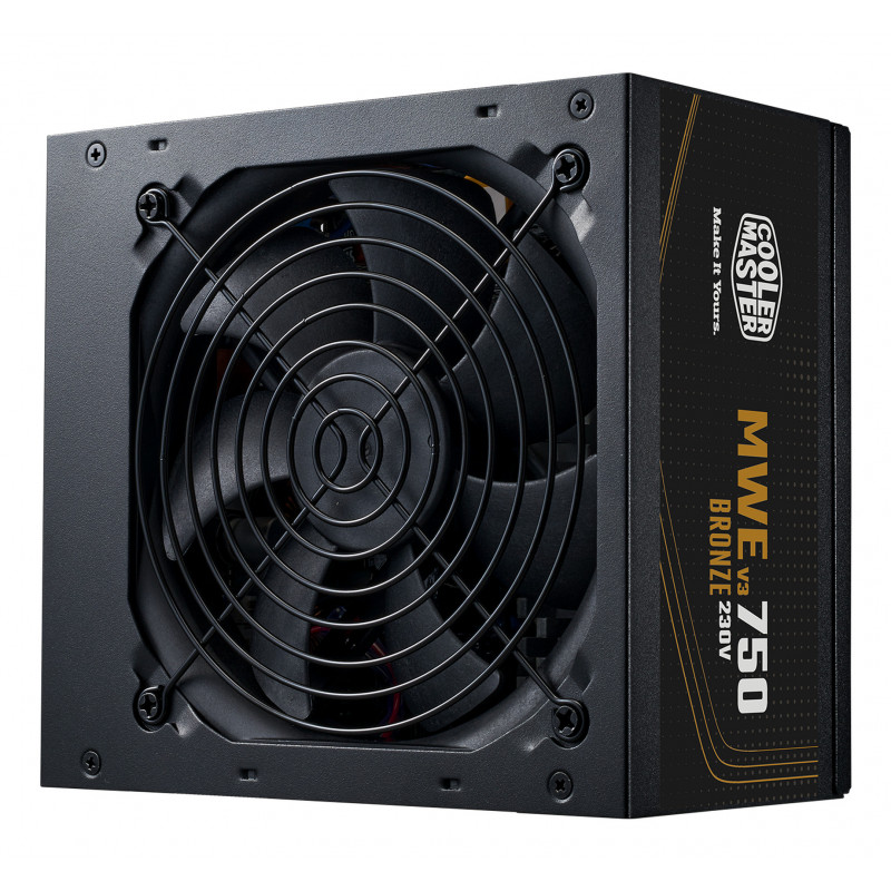 Cooler Master MWE Bronze 750 V3 230V virtalähdeyksikkö 750 W 24-pin ATX ATX musta