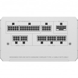 Corsair RMe Series RM1000e virtalähdeyksikkö 1000 W 24-pin ATX ATX Valkoinen