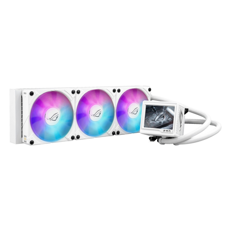 ASUS ROG RYUJIN III 360 ARGB EXTREME WHT Suoritin All-in-one-nesteenjäähdytin 12 cm Valkoinen 1 kpl