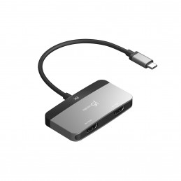 j5create JCA465-N 8K USB-C® - Dual HDMI™ -näyttösovitin