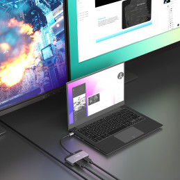 j5create JCA465-N 8K USB-C® - Dual HDMI™ -näyttösovitin