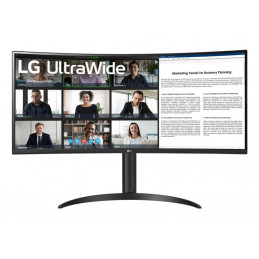 LG 34WR55QK-B tietokoneen litteä näyttö 86,4 cm (34") 3440 x 1440 pikseliä Wide Quad HD musta