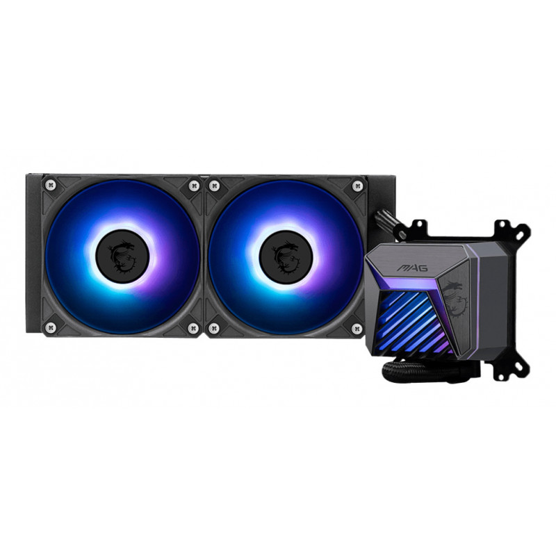 MSI MAG Coreliquid A15 240 Emolevy, Suoritin All-in-one-nesteenjäähdytin 12 cm musta 1 kpl