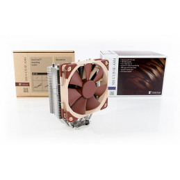 Noctua NH-U12S SE-AM4 Tietokoneen jäähdytysjärjestelmä Suoritin Jäähdytin 12 cm Beige, Ruskea, Ruostumaton teräs