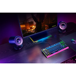 Razer Nommo V2 X Koko alue musta Langallinen & langaton