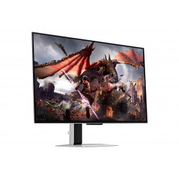 Samsung G80SD tietokoneen litteä näyttö 81,3 cm (32") 3840 x 2160 pikseliä 4K Ultra HD OLED Hopea