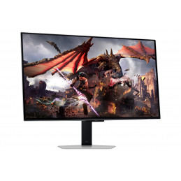 Samsung G80SD tietokoneen litteä näyttö 81,3 cm (32") 3840 x 2160 pikseliä 4K Ultra HD OLED Hopea