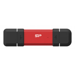 Silicon Power DS72 USB-muisti 500 GB USB Type-A   USB Type-C 3.2 Gen 2 (3.1 Gen 2) Punainen