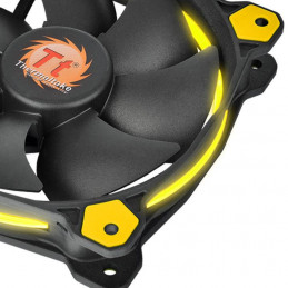 Thermaltake Riing 14 Tietokonekotelo Tuuletin 14 cm musta, Keltainen