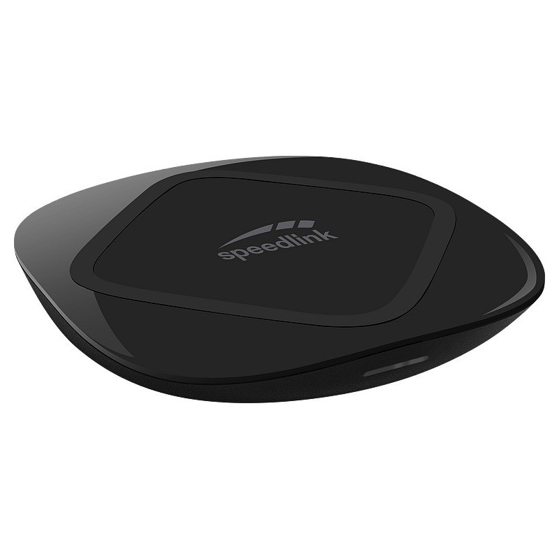 SPEEDLINK SL-690400-BK mobiililaitteen laturi Älypuhelin musta USB Langaton lataaminen Auto