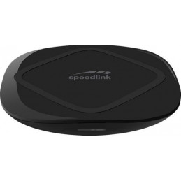 SPEEDLINK SL-690401-BK mobiililaitteen laturi Älypuhelin musta AC, USB Langaton lataaminen Pikalataus Auto
