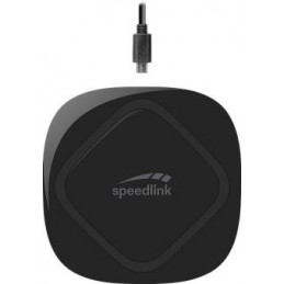 SPEEDLINK SL-690401-BK mobiililaitteen laturi Älypuhelin musta AC, USB Langaton lataaminen Pikalataus Auto