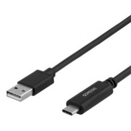 Deltaco USBC-1007-LSZH USB-kaapeli USB 2.0 3 m USB A musta