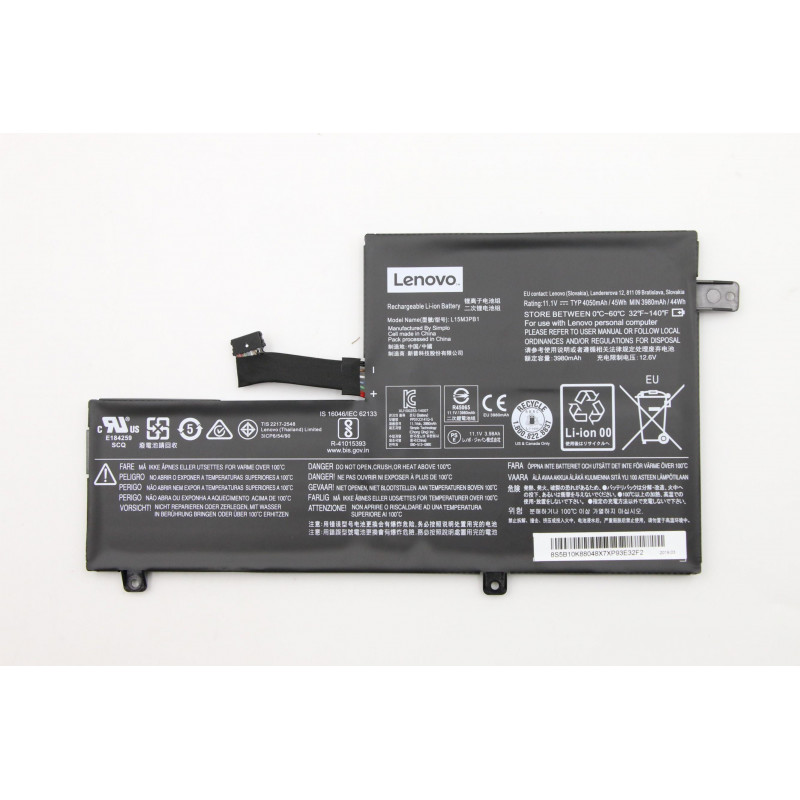 Lenovo 5B10K88048 kannettavan tietokoneen varaosa Akku