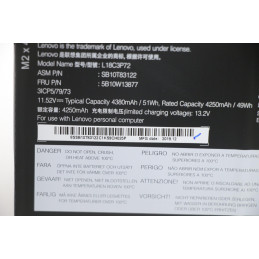 Lenovo 5B10W13877 kannettavan tietokoneen varaosa Akku