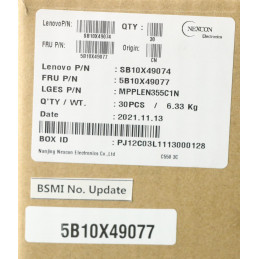 Lenovo 5B10X49077 kannettavan tietokoneen varaosa Akku