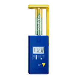 Varta LCD Battery Tester akkutesteri Sininen, Keltainen