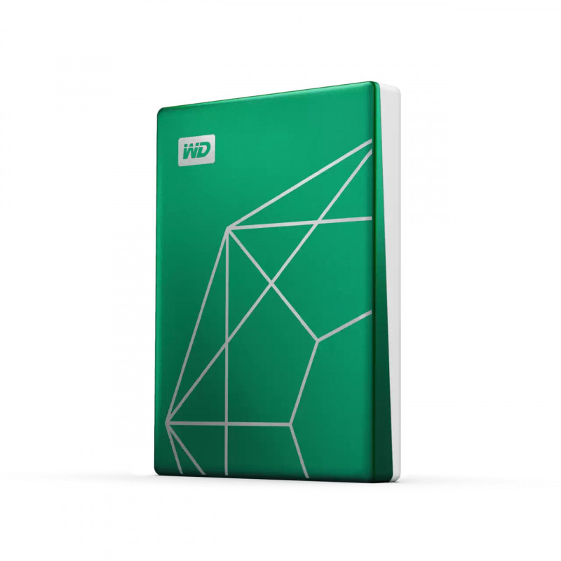 Western Digital My Passport Ultra, 20th Anniversary Edition ulkoinen kovalevy 2 TB 2.5" USB Type-C 3.2 Gen 1 (3.1 Gen 1) Vihreä