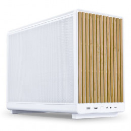 Lian Li A3-mATX Micro Tower Valkoinen, Puu
