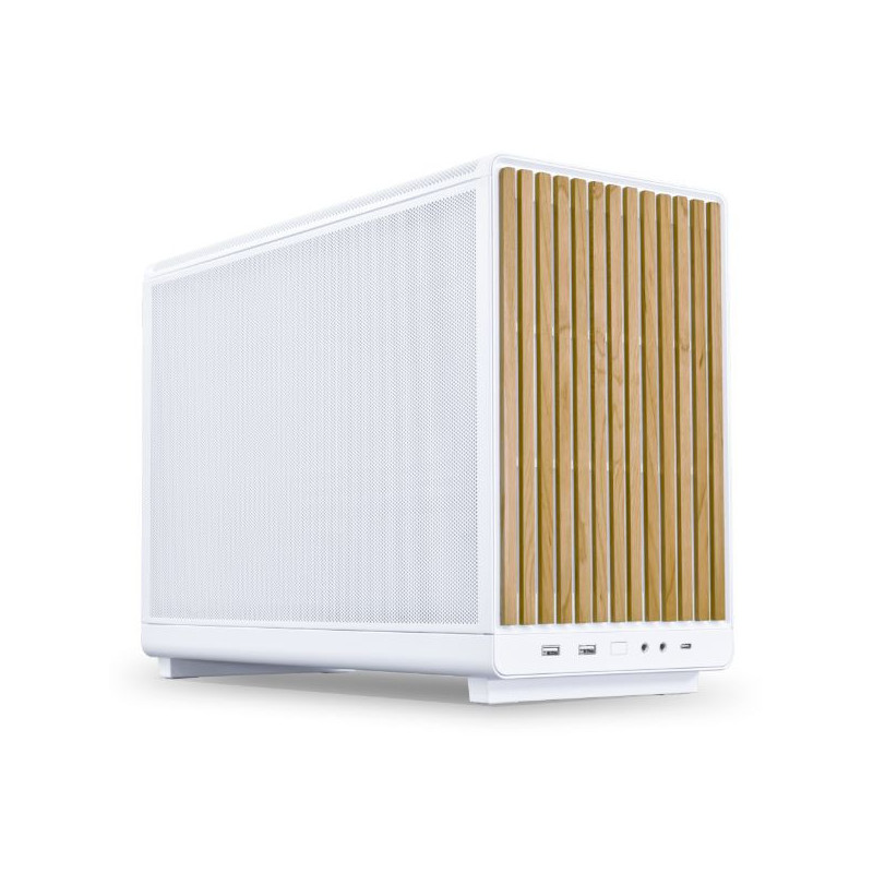 Lian Li A3-mATX Micro Tower Valkoinen, Puu