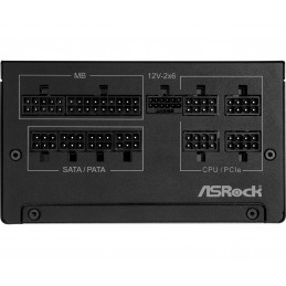 Asrock SL-750G Steel Legend virtalähdeyksikkö 750 W 20+4 pin ATX ATX musta