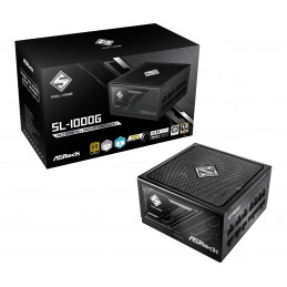 Asrock SL-1000G Steel Legend virtalähdeyksikkö 1000 W 20+4 pin ATX ATX musta