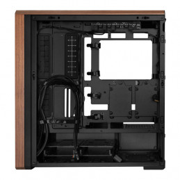 Lian Li Lancool LAN217X tietokonekotelo Midi Tower musta, Puu