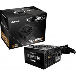 Asrock Challenger CL-650B virtalähdeyksikkö 650 W 20+4 pin ATX ATX musta