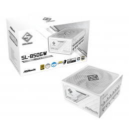 Asrock SL-850GW Steel Legend virtalähdeyksikkö 850 W 20+4 pin ATX ATX Valkoinen