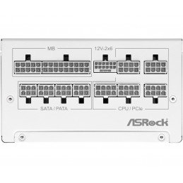 Asrock SL-850GW Steel Legend virtalähdeyksikkö 850 W 20+4 pin ATX ATX Valkoinen