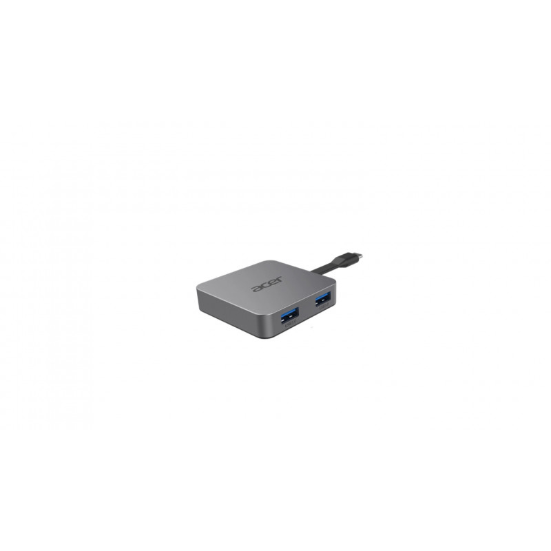 Acer 4-in-1 Type-C Dongle Langallinen USB 3.2 Gen 1 (3.1 Gen 1) Type-C Hopea