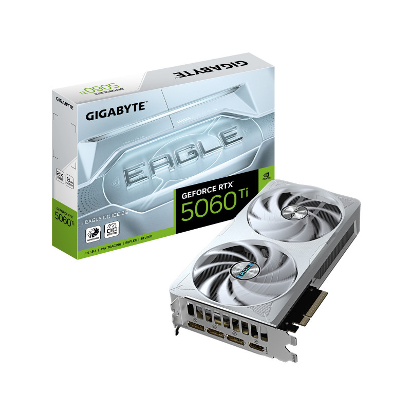 GIGABYTE GeForce RTX 5060 Ti EAGLE OC ICE 8G NVIDIA 8 GB GDDR7