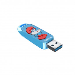 SanDisk Smurf USB-muisti 64 GB USB A-tyyppi 3.2 Gen 1 (3.1 Gen 1) Sininen