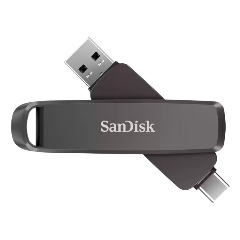 SanDisk SDDDE1-512G-G46 USB-muisti 512 GB USB Type-C USB Type-A 3.2 Gen 2 (3.1 Gen 2) musta