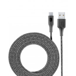 Cellularline USBDATAHOMEUSBCK USB-kaapeli 2,5 m USB C USB A musta